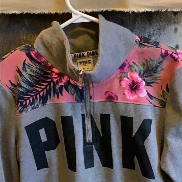 Victoria Secret Love Pink Full Zip Sweater - Picture 2 of 3